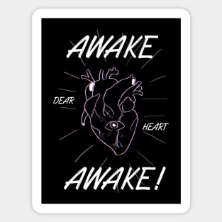 Awake! with words Sticker